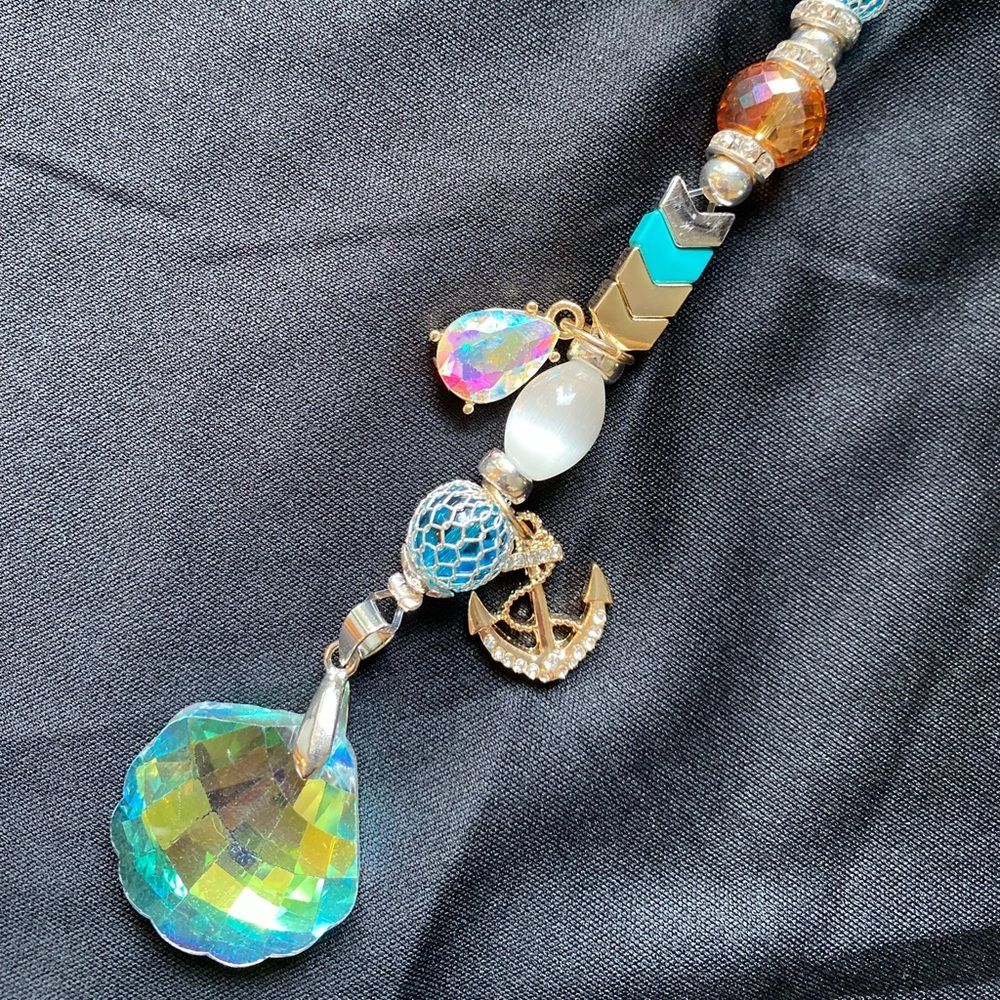 “GLAM CLAM” Rear-view mirror Ornament (Sun Catcher) Custom design your own!